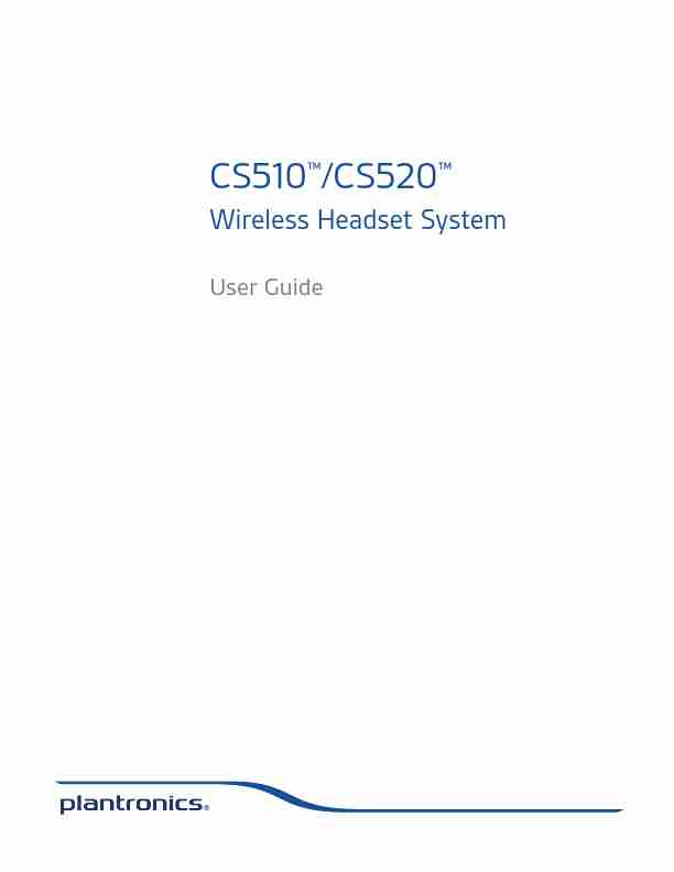 Plantronics Headphones CS510-page_pdf